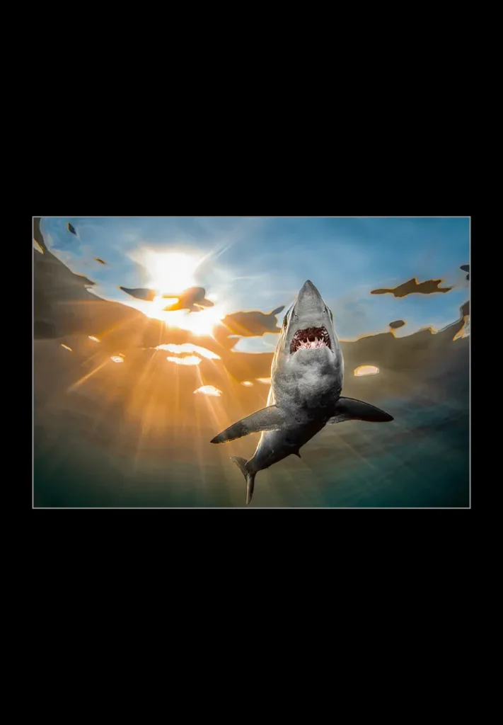 Shark Sunset